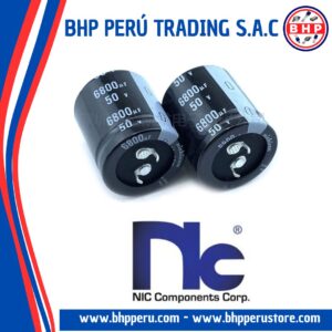 NRLRW682M50V25X45 CONDENSADOR ELECT. RADIAL 6800UF - 50V. SNAP IN