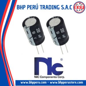 NRSY331M50V10X16F NIC COMPONENTS CONDENSADOR ELECT. RADIAL DE 330UF - 50V. 20% 105°C