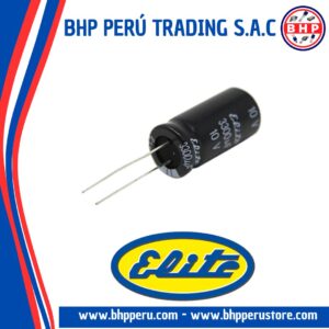 PF1A332MNN1225 ELITE CONDENSADOR ELECT. RADIAL DE 3300UF - 10V. 20%