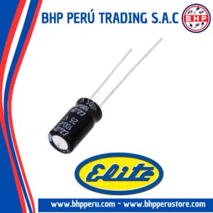 PF1E101MNN6311U ELITE CONDENSADOR ELECT. RADIAL 100UF - 25V. 20% 105°C