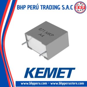 R71QR32204000K KEMET CAPACITOR FILM POLYESTER 0.22UF - 1000V. MKP/SH (L.E. 27.50MM)