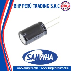 RD1E108M10020BB SAMWHA CONDENSADOR ELECT. RADIAL DE 1000UF - 25V. 20% 105°C