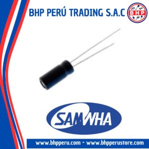 RD1H228M1635M SAMWHA CONDENSADOR ELECT. RADIAL DE 2200UF - 50V. 20% 105°C