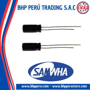 RD1H477M10020BB SAMWHA CONDENSADOR ELECT. RADIAL 470UF - 50V. 20%