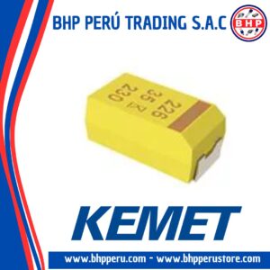 T491C107M010AT KEMET CAPACITOR TANTALUM SMD 100UF - 10V. 20%