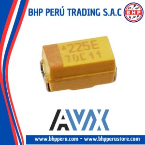 TAJA225K025RNJ AVX CAPACITOR TANTALIO 2.2UF 25V 10% 3216 SMD