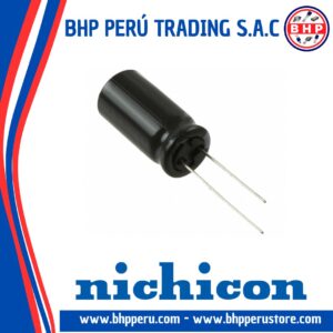 UVR1H470MED NICHICON CONDENSADOR ELECT. RADIAL DE 47UF - 50V. 20% 85°C