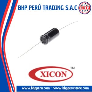 XAL50V22-RC XICON CONDENSADOR ELECT. AXIAL DE 22UF - 50V. +-20%