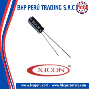 XRL25V68 XICON CONDENSADOR ELECT. RADIAL 68UF - 25V. +-20%