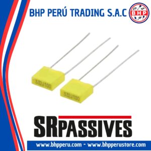 332J100 SR PASSIVES CAPACITOR FILM POLYESTER 3.3NF/0.0033UF - 100V. RADIAL