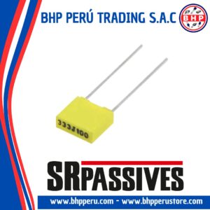 333J100 SR PASSIVES CAPACITOR FILM POLYESTER 33NF/0.033UF - 100V. RADIAL