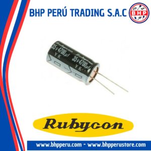 35YK4700M18X35 RUBYCON CONDENSADOR ELECT. RADIAL DE 4700UF - 35V. 20%