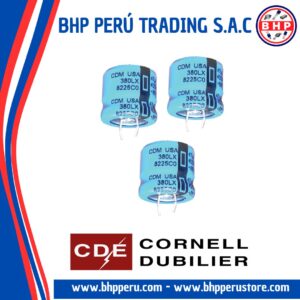 380LX102M100H022 CORNELL DUBILER CONDENSADOR ELECT. RADIAL 1000UF - 100V. SNAP IN 85°C