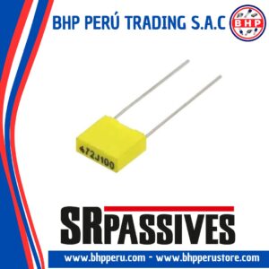 472J100 SR PASSIVES CAPACITOR FILM POLYESTER 4.7NF/0.0047UF - 100V. RADIAL