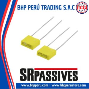 473J100 SR PASSIVES CAPACITOR FILM POLYESTER 47NF/0.047UF - 100V. RADIAL