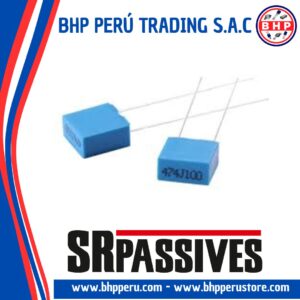 474J100 SR PASSIVES CAPACITOR FILM POLYESTER 470NF/0.47UF - 100V. RADIAL