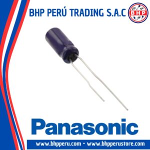 ECA-1CM100 PANASONIC CONDENSADOR ELECT. RADIAL DE 10UF - 16V. 20%
