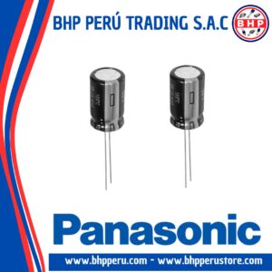 ECA-1JM100 PANASONIC CONDENSADOR ELECT. RADIAL 10UF - 63V. 20%