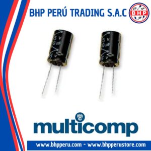 MCRH100V335M5X11 MULTICOMP CONDENSADOR ELECT. RADIAL 3.3UF - 100V. 105Â°