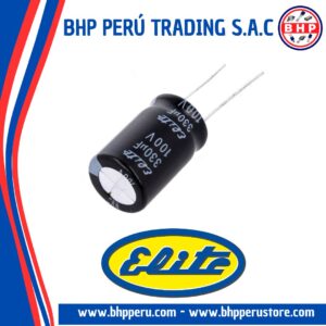PF2A331MNN1625 ELITE CONDENSADOR ELECT. RADIAL 330UF - 100V. 20% 105°C