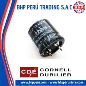 SLPX102M100 CORNELL DUBILER CONDENSADOR ELECT. RADIAL DE 1000UF - 100V. 20% SNAP-IN