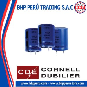 SLPX682M035A7P CORNELL DUBILIER CDE CONDENSADOR ELECT. RADIAL 6800UF - 35V. SNAP IN