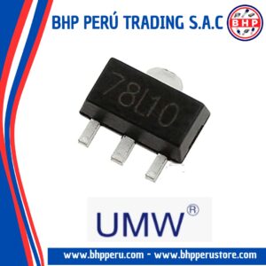 78L10 UMW CIRCUITO INTEGRADO  LINEAR VOLTAGE REGULATOR POSITIVE 10V. 100MA SOT-89