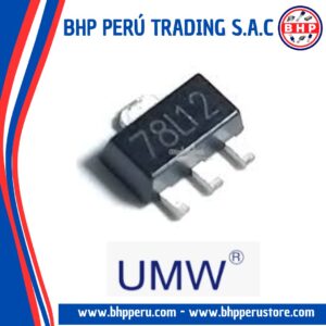 78L12  UMW CIRCUITO INTEGRADO LINEAR VOLTAGE REGULATOR POSITIVE 12V. 100MA SOT-89