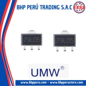 79L05 UMW CIRCUITO INTEGRADO  LINEAR VOLTAGE REGULATOR NEGATIVE 5V. 100MA SOT-89