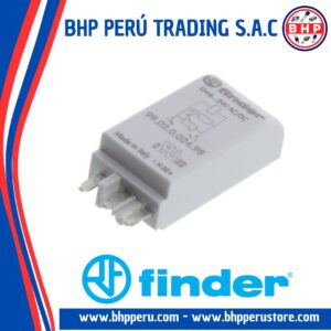 99.02.0.024.98 FINDER  RELAY MÓDULO DE PROTECCIÓN  INDICADOR LED