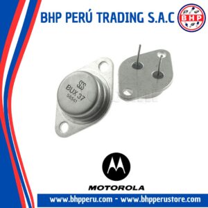 BUX37 MOTOROLA TRANSISTOR HIGH VOLTAGE SILICON NPN DARLINGTON TO-3