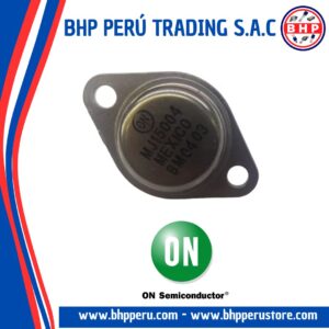 MJ15004 ON SEMICONDCUTOR TRANSISTOR SILICON BIPOLAR BJT 20A / 140V.  TO-3