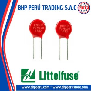 P275L20 LITTELFUSE VARISTOR METAL OXIDO 275VAC / 430VDC. 14MM RADIAL