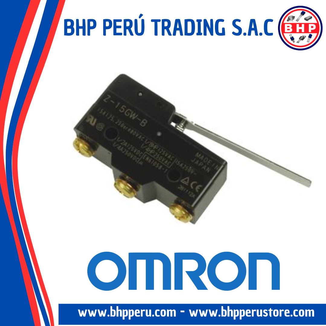 Z-15GW-B Z-15GW-B OMRON MICROSWITCH ACTION SPDT 15A 125V/250VAC