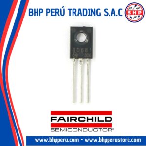BD681 FAIRCHILD TRANSISTOR DARLINGTON NPN 4A - 100V. TO-126
