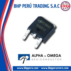 D3N40 ALPHA & OMEGA TRANSISTOR MOSFET N-CHANNEL 400V 2.6A TO-252