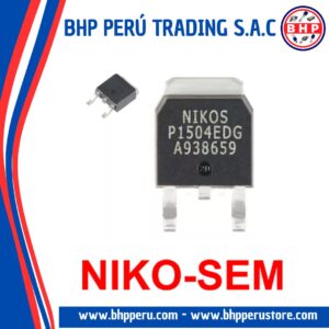 P1504EDG NIKO-SEM TRANSISTOR MOSFET N-CHANNEL -40A / -40V. 50W. TO-252