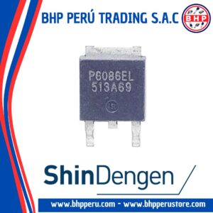 P60B6EL SHINDENGEN TRANSISTOR N-CHANNEL MOSFET EETMOS2 UNIPOLAR 60A / 60V. TO-252AA