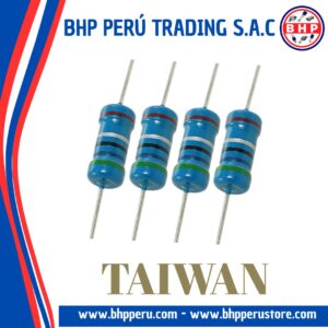 15K-1W-1 TAIWAN RESISTENCIA AXIAL DE PRECISION 15K OHM. 1W. 1%
