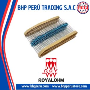 MF01SFF3900A10 ROYAL OHM RESISTENCIA AXIAL METAL FILM RESISTOR 390 OHM - 1W 1%