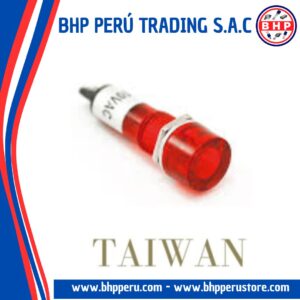 8007A-R TAIWAN LAMPARA INDICADOR NEON 110VAC. Ø12MM. ROJO