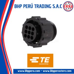 206708-1 TE CONNECTIVITY CONECTOR ENCHUFE HSG HEMBRA 9 POSICIONES EN LÍNEA