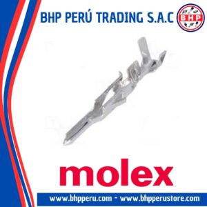 39-00-0120 MOLEX CONECTOR PIN MINIFIT TERM CRP MALE C BS TIN