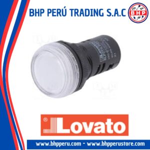 8 LP2T ILE8 LOVATO MONOBLOCK PILOT LIGHTS LED 110VAC, WHITE