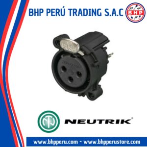 NC3FAV-0 NEUTRIK CONNECTOR XLR 3P FEMALE CHASSIS PCB MOUNT