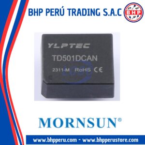 TD501DCAN MORNSUN AMERICA, LLC INTEGRATED ISOLATED POWER CAN TRANSCEIVER MODULE ZIP-7
