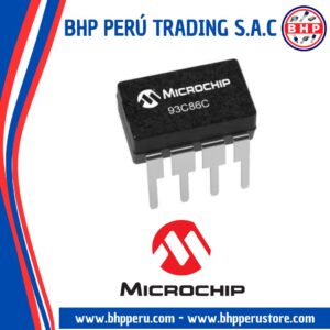 93C86C MICROCHIP CIRCUITO INTEGRADO EEPROM 16K SPI 3-MHZ DIP-8