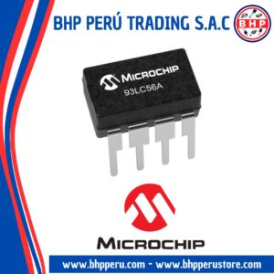 93LC56A MICROCHIP CIRCUITO INTEGRADO EEPROM 2KBIT 3MHZ DIP-8