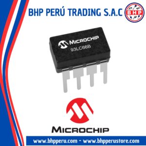 93LC66B MICROCHIP CIRCUITO INTEGRADO EEPROM 4KBIT 2MHZ DIP-8