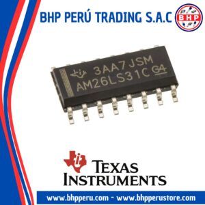AM26LS31C TEXAS INSTRUMENTS CIRCUITO INTEGRADO  QUAD DIFFERENTIAL LINE DRIVER SOIC-16